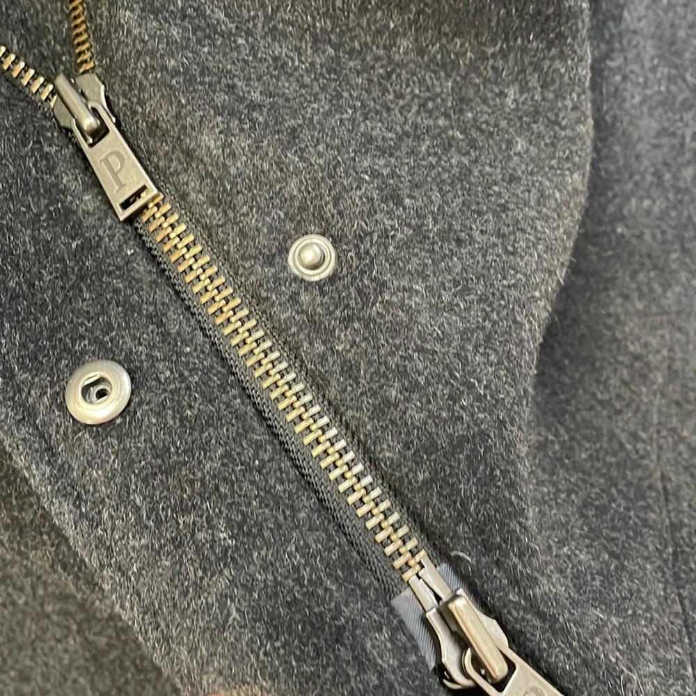 Pendleton - Virgin Wool Blend Zip Up Jacket - Gre… - image 4